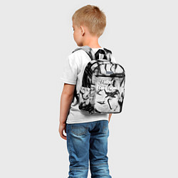 Детский рюкзак Fallout краски черные, цвет: 3D-принт — фото 2
