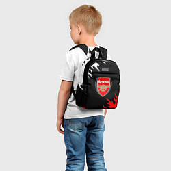 Детский рюкзак Arsenal fc flame, цвет: 3D-принт — фото 2