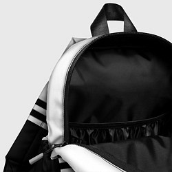Детский рюкзак Ливерпуль - черно-белый, цвет: 3D-принт — фото 2