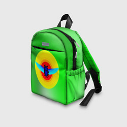 Детский рюкзак Скарабей в желтом круге, цвет: 3D-принт — фото 2