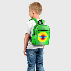 Детский рюкзак Скарабей в желтом круге, цвет: 3D-принт — фото 2