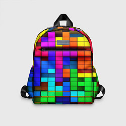 Детский рюкзак Радужный кубизм, цвет: 3D-принт