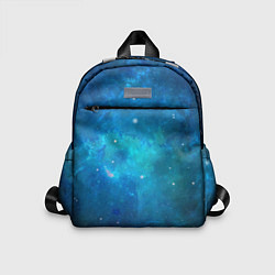 Детский рюкзак Голубой космос, цвет: 3D-принт
