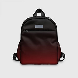 Детский рюкзак Градиент от тёмного до тёмно красного, цвет: 3D-принт