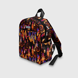 Детский рюкзак Ловцы снов с яркими перьями, цвет: 3D-принт — фото 2