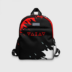 Детский рюкзак The Witcher fire logo, цвет: 3D-принт