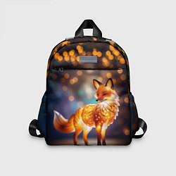 Детский рюкзак Декоративная оранжевая статуэтка лисы, цвет: 3D-принт