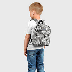 Детский рюкзак Зебры и тигры, цвет: 3D-принт — фото 2