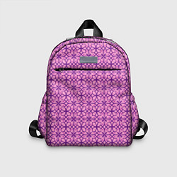 Детский рюкзак Фиолетовый орнамент, цвет: 3D-принт