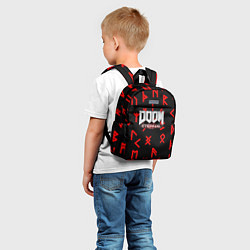 Детский рюкзак Думгай символы гейм, цвет: 3D-принт — фото 2