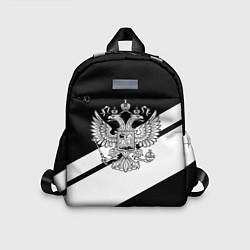 Детский рюкзак Россия спорт полосы герб, цвет: 3D-принт