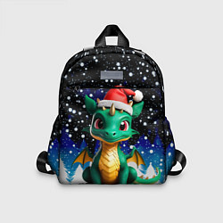 Детский рюкзак Малыш дракончик в колпаке, цвет: 3D-принт