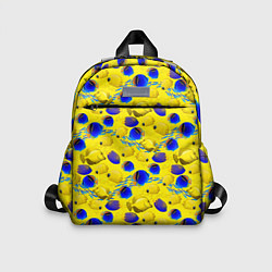 Детский рюкзак Разноцветные тропические рыбы, цвет: 3D-принт