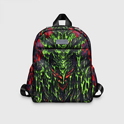 Детский рюкзак Green and red slime, цвет: 3D-принт