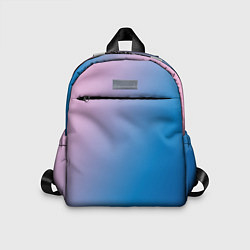 Детский рюкзак Розово-синий диагональный градиент, цвет: 3D-принт