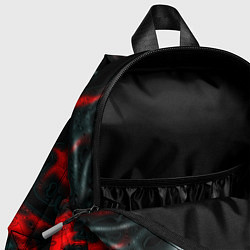 Детский рюкзак Fortnite flame abstract, цвет: 3D-принт — фото 2