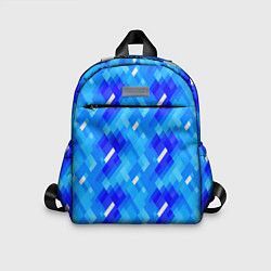 Детский рюкзак Синее пиксельное полотно