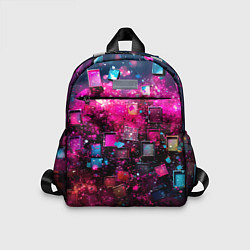 Детский рюкзак Летящие абстрактные кубики, цвет: 3D-принт