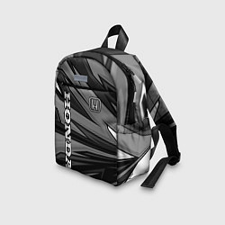 Детский рюкзак Honda - монохромный спортивный, цвет: 3D-принт — фото 2