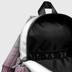 Детский рюкзак Туманный градиент бело-бордовый, цвет: 3D-принт — фото 2