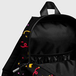 Детский рюкзак Праздничный Алексей и конфетти, цвет: 3D-принт — фото 2