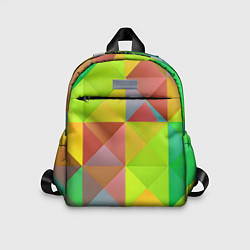 Детский рюкзак Разноцветные фигуры, цвет: 3D-принт