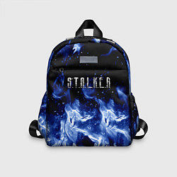 Детский рюкзак Stalker огненный синий стиль, цвет: 3D-принт