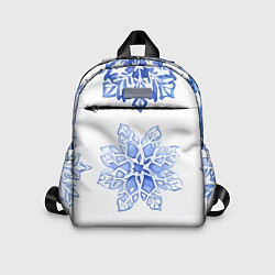 Детский рюкзак Снежинки в ряд