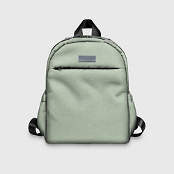 Детский рюкзак Однотонный серо-зелёный текстура