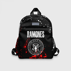 Детский рюкзак Ramones краски метал группа, цвет: 3D-принт