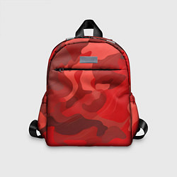 Детский рюкзак Красный камуфляж крупный