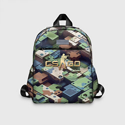 Детский рюкзак Контр Страйк - милитари паттерн, цвет: 3D-принт