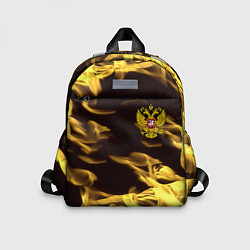 Детский рюкзак Имперская Россия желтый огонь, цвет: 3D-принт