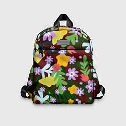 Детский рюкзак Гавайская цветочная расцветка, цвет: 3D-принт