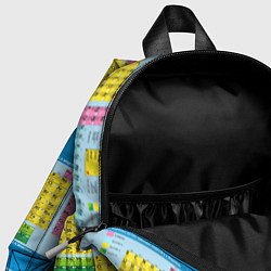 Детский рюкзак Узор из таблицы Менделеева, цвет: 3D-принт — фото 2