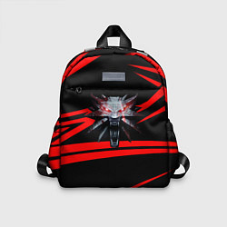 Детский рюкзак Ведьмак дикая охота лого линии, цвет: 3D-принт