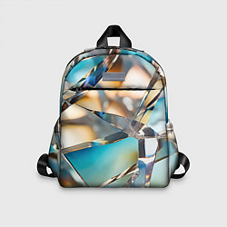 Детский рюкзак Грани стеклянного камня, цвет: 3D-принт