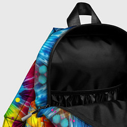 Детский рюкзак Узор красками, цвет: 3D-принт — фото 2