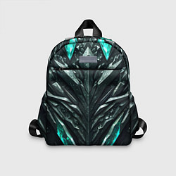 Детский рюкзак Зелёная малахитовая броня, цвет: 3D-принт