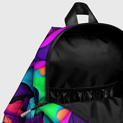 Детский рюкзак Яркий неоновый камуфляж, цвет: 3D-принт — фото 2