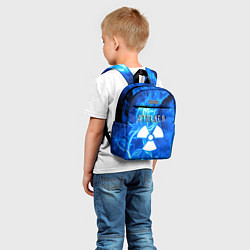 Детский рюкзак Stalker голубой огонь припяти, цвет: 3D-принт — фото 2