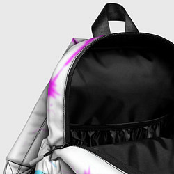 Детский рюкзак The Offspring неоновая абстракция, цвет: 3D-принт — фото 2