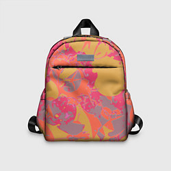 Детский рюкзак Цветной яркий камуфляж, цвет: 3D-принт