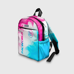 Детский рюкзак Palworld neon gradient style вертикально, цвет: 3D-принт — фото 2