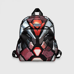 Детский рюкзак Красная броня киберпанк, цвет: 3D-принт