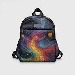 Детский рюкзак Звездный вихрь абстрактная живопись