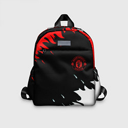 Детский рюкзак Manchester United flame fc, цвет: 3D-принт
