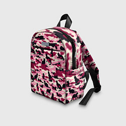 Детский рюкзак Камуфляжные розовые котики, цвет: 3D-принт — фото 2