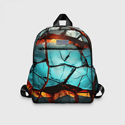 Детский рюкзак Абстрактные камни разломленные, цвет: 3D-принт