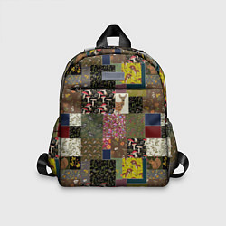 Детский рюкзак Пэчворк лесной, цвет: 3D-принт